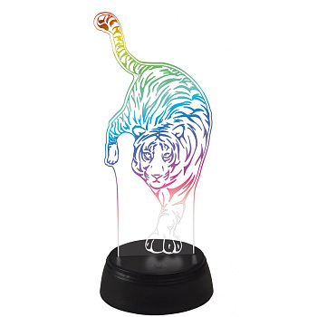 Настольная лампа Uniel ULI-M506 RGB/3AA TIGER/BLACK UL-00008401