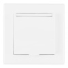 Комплект розетки с/з и шторками, защитной крышкой и рамкой Arte Milano SET06-1-41-1 white