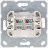 Интернет-розетка RJ45 двойная с накладкой, цвет Тауп Jasmart G6106T