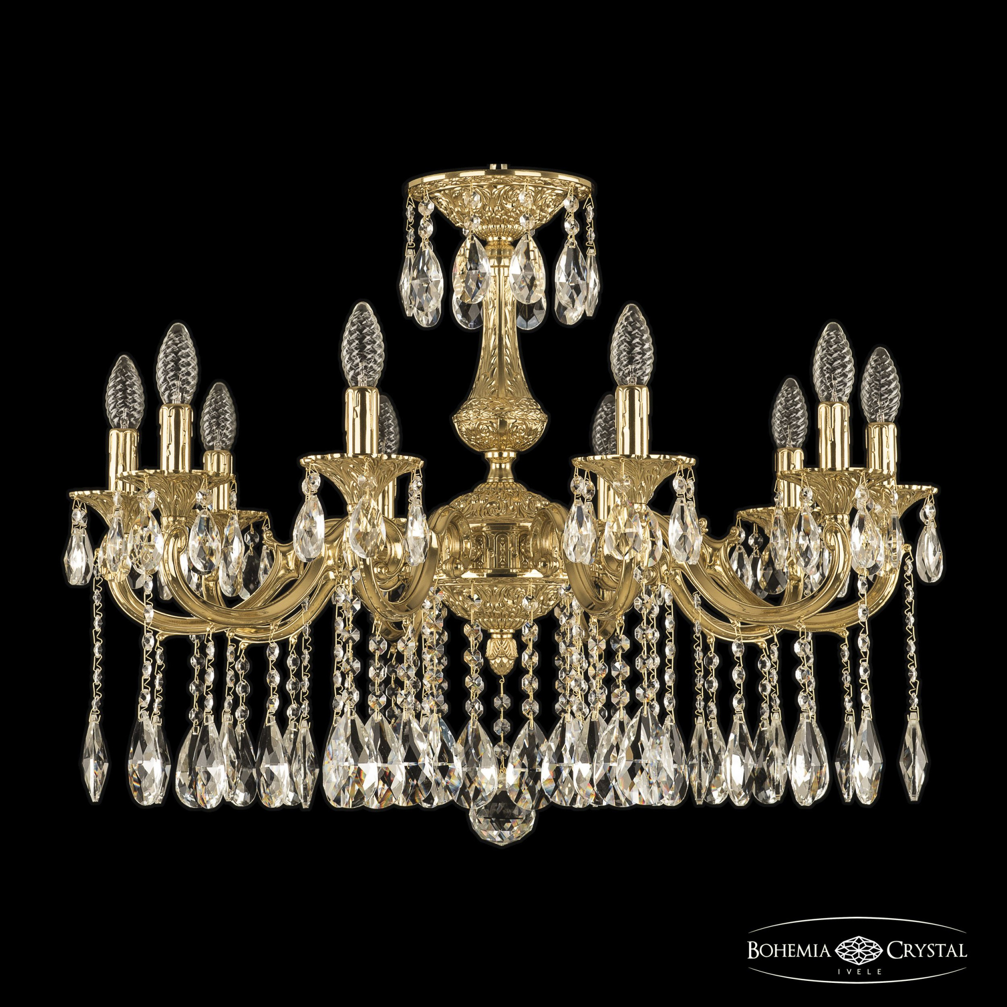 Подвесная люстра Bohemia Ivele Crystal Verona 72101/10/250 A G
