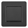 Выключатель одноклавишный Arte Milano SET16-1-30-1 black