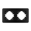 Рамка на 2 поста алюминиевая Arlight FRM-AKIRY-AL-2-BK 049725