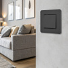Выключатель одноклавишный Arte Milano SET16-1-30-1 black