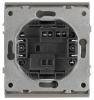 Кнопка Эра Arktik 16-1109-07 10АХ-250В титан Б0070400