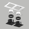 Встраиваемый светильник Lightstar Domino (214526+214507+214507+214007+214007) D5260707BMOD