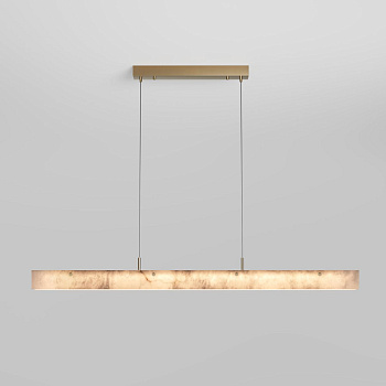 Подвесной светильник Eurosvet Alabaster 604053 LED латунь/ алебастр a072022