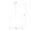 Подвесной светильник TK Lighting 11213 Vellum Sabia a072560