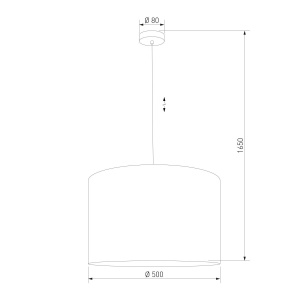 Подвесной светильник TK Lighting 11213 Vellum Sabia a072560