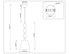 Подвесной светильник Ambrella Light High Light Ceramo Classic LH75405