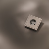 Накладка для розетки с заземлением S70 Metal (платина) Voltum VLSM000610