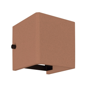 Уличный настенный светильник Arlight LGD-PERAN-WALL-S120x120-6W Warm3000 (Beige red, 0-80 deg, 230V) (IP65 Бетон) 061761