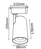 Трековый светильник Crystal Lux CLT 0.31 006 CLT 0.31 006 40W BL