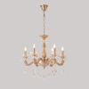 Подвесная люстра Crystal Lux ELIZABETH SP6 BRASS