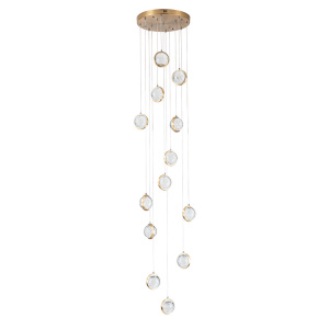 Каскадная люстра Arte Lamp Faberge A2451SP-75PB