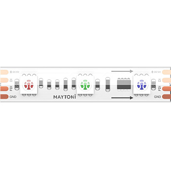 Светодиодная лента Maytoni Led Strip 12В 5050 14,4Вт/м RGB 5м IP68 201245