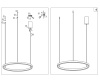 Подвесной светильник Kink Light Тор 08212,19A(3000K)
