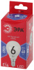 Лампа светодиодная Эра E14 6W 6500K LED P45-6W-865-E14 R Б0045356