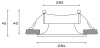 Встраиваемый светильник Hesby Lighting Envision HSBL_0109
