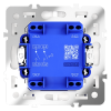 Выключатель с самовозвратом двухклавишный Voltum S70 VLS020602 (белый матовый)