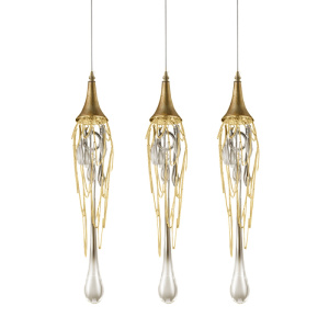 Подвесной светильник Delight Collection Goddess Tears P68009L-3 gold