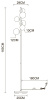 Торшер Arte Lamp Gemini A2243PN-6PB