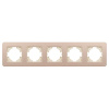 Рамка на 5 постов алюминиевая Arlight FRM-AKIRY-SFAL-5-GD 049748