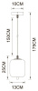 Подвесной светильник Arte Lamp Freddie A2234SP-1PB