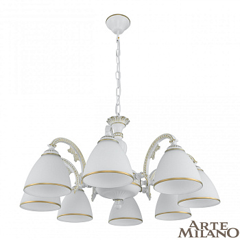 Подвесная люстра Arte Milano 340837/8 WT+G