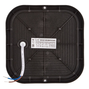 Накладной светильник влагозащищенный Volpe ULW-Q229 18W/4000K IP65 BLACK UL-00013194