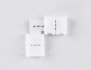 Соединитель угловой L для светодиодной ленты 2835 12/24V (3 конт.) GS6601 (10шт) Ambrella Light Illumination GS6601