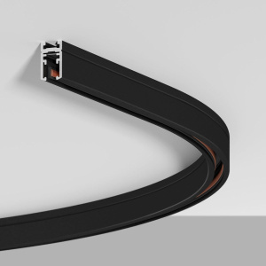 Шинопровод магнитный накладной  Arlight MAG-MICROCOSM-TRACK-1115-ARC-R900 (BK) (IP20 Металл) 043248(1)
