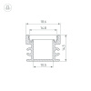 Профиль Arlight FLOOR18-H15-3000 ANOD 045670