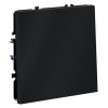 Проходной переключатель одноклавишный Voltum S70 VLS010307 (графит)