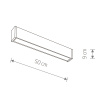Уличный потолочный светильник Nowodvorski Outline Led S Black 11360