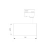 Трековый трехфазный светильник Arlight LGD-CALIPSO-4TR-R85-20W Day4000-MIX 046734