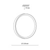 Настенно-потолочный светильник Sonex Pale Woodi 7603/CLN