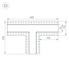 Тройник Arlight SL-LINIA55-FANTOM 030133