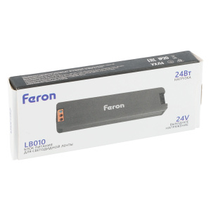 Трансформатор для светодиодной ленты Feron LB010 24W 24V IP20 53143