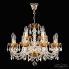 Подвесная люстра Bohemia Ivele Crystal 5402/8+4/195 G Amber/M-1H