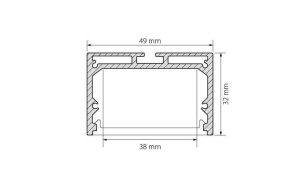 Профиль Arlight SL-LINE-4932-2000 ANOD 019308