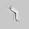 Коннектор угловой внутренний Maytoni Magnetic track system Exility TRA034CL-42W