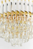 Подвесная люстра Lumina Deco Funneli LDP 6003-500 WT+F.GD