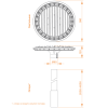 Уличный консольный светильник Wolta WGLS-70W/01