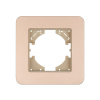 Рамка алюминиевая на 1 пост Arlight FRM-AKIRY-SFAL-1-GD 049686
