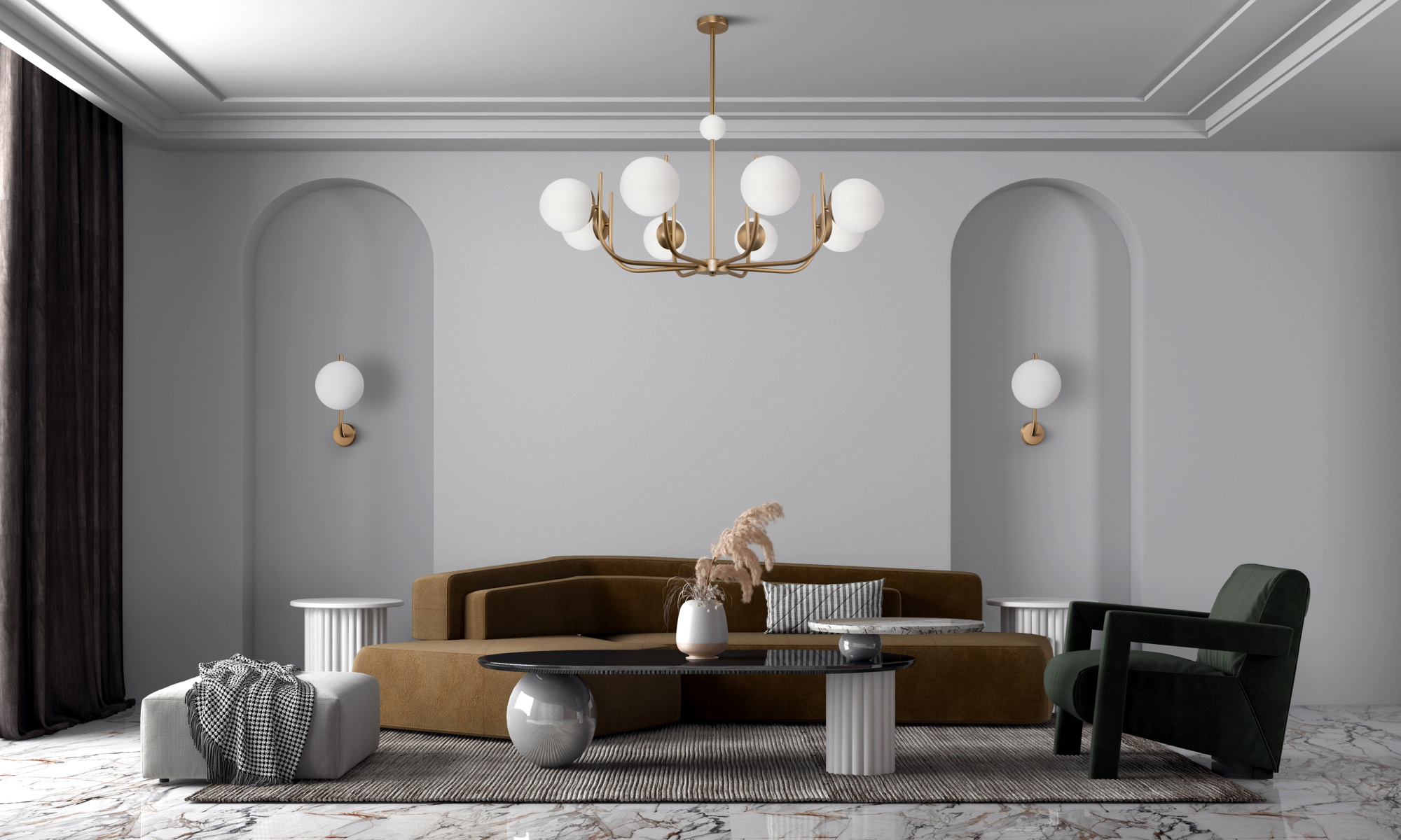 Подвесная люстра Maytoni Rendez-vous MOD109PL-08BS