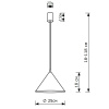 Подвесной светильник LightHall Vizor LH032063