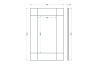 Зеркало Garda Decor KFG048