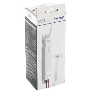 Датчик движения Feron SEN35 на касание, встраиваемый, IP20, 12/24V, 60/120W 52168