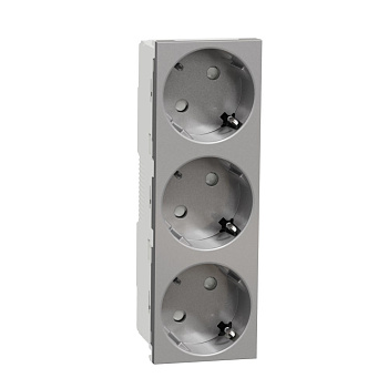 Розетка со шторками Schneider Electric Unica NU307630