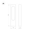 Уличный светильник Arlight LGD-MUSE-BOLL-H900-12W Warm3000 (DG, 296 deg, 230V) 037523